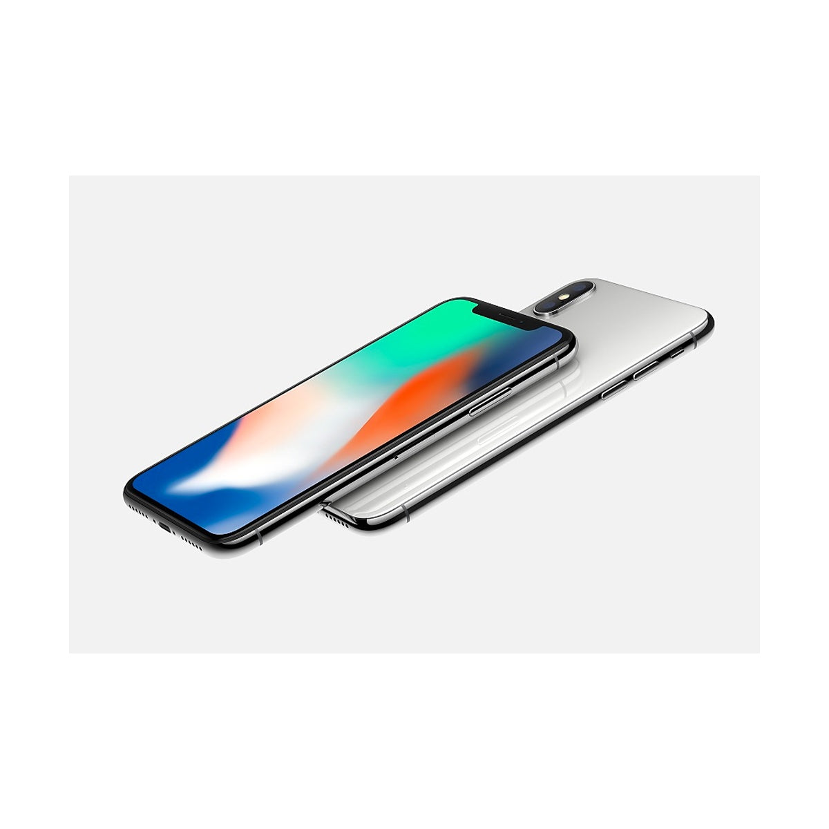 iPhone X 256GB - Refurbished - angled view